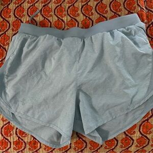 Under Armour Light Gray HeatGear Athletic Shorts - Men's